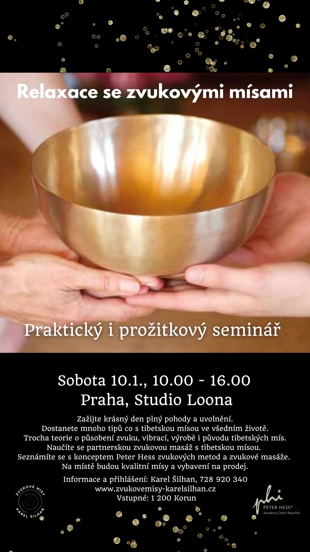 Relaxace se zvukovými mísami - praktický i prožitkový seminář